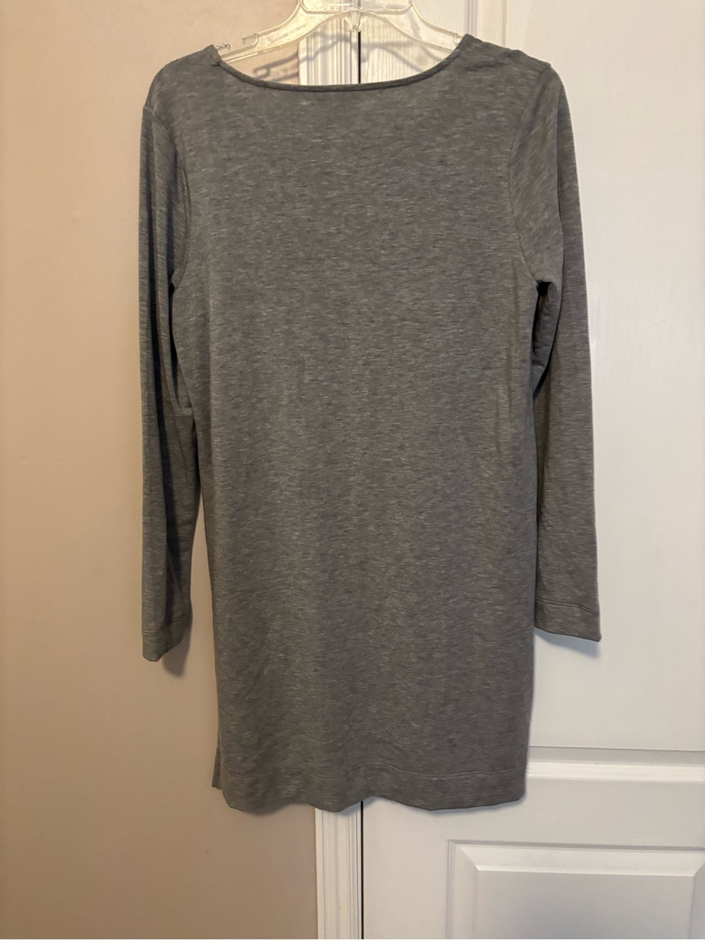 purejill Luxe Tencel® Gray Crewneck Top - Picture 4 of 4